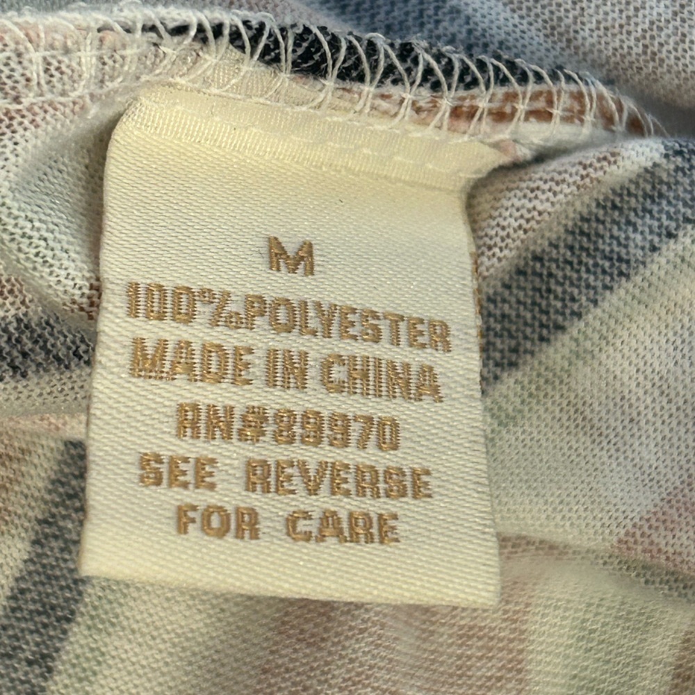 NWOT Eden & Olivia Striped Button Up Top - Picture 4 of 6